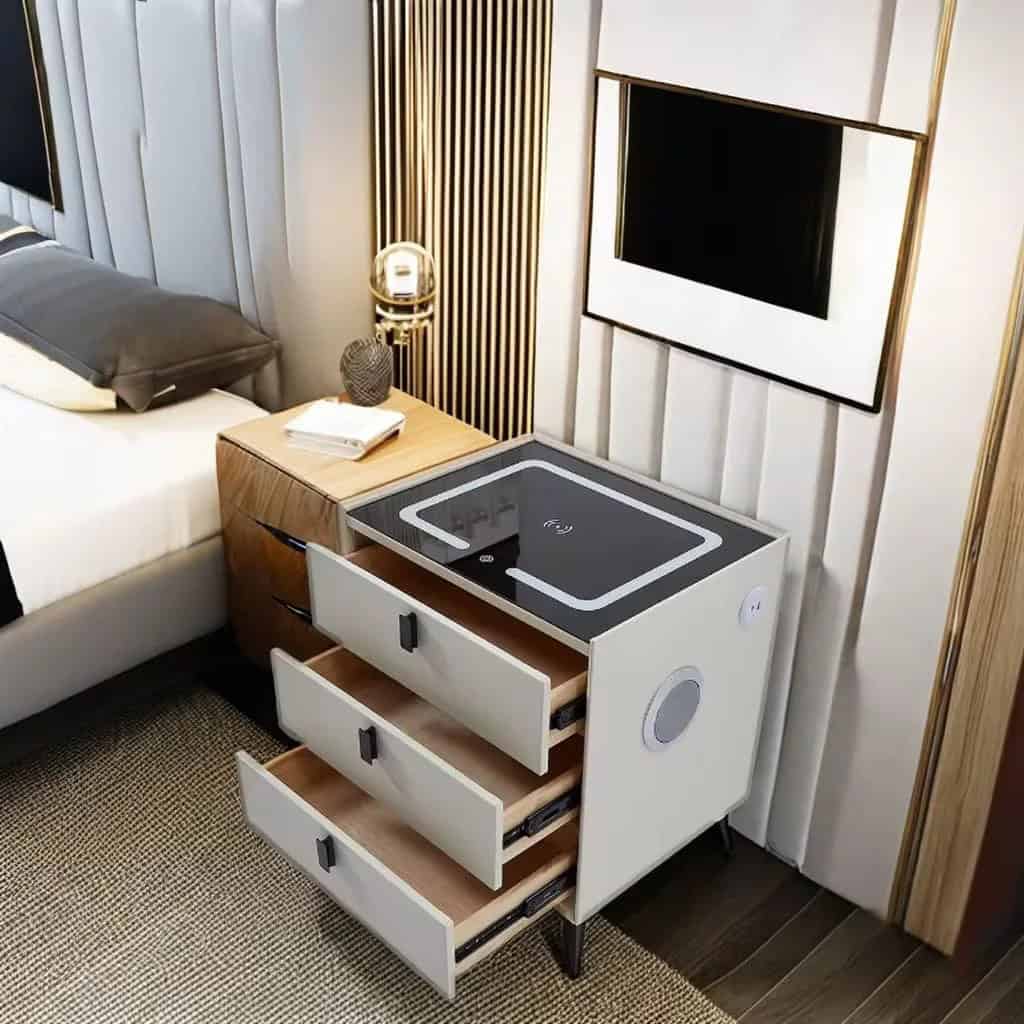 noptiera inteligenta
noptiera smart
produse de casa
mobilier luminos